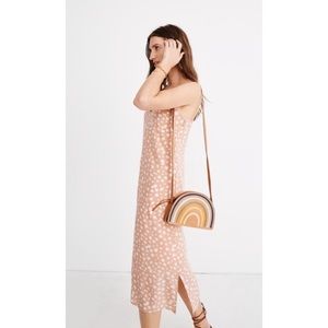 Madewell silk cami midi slip dress